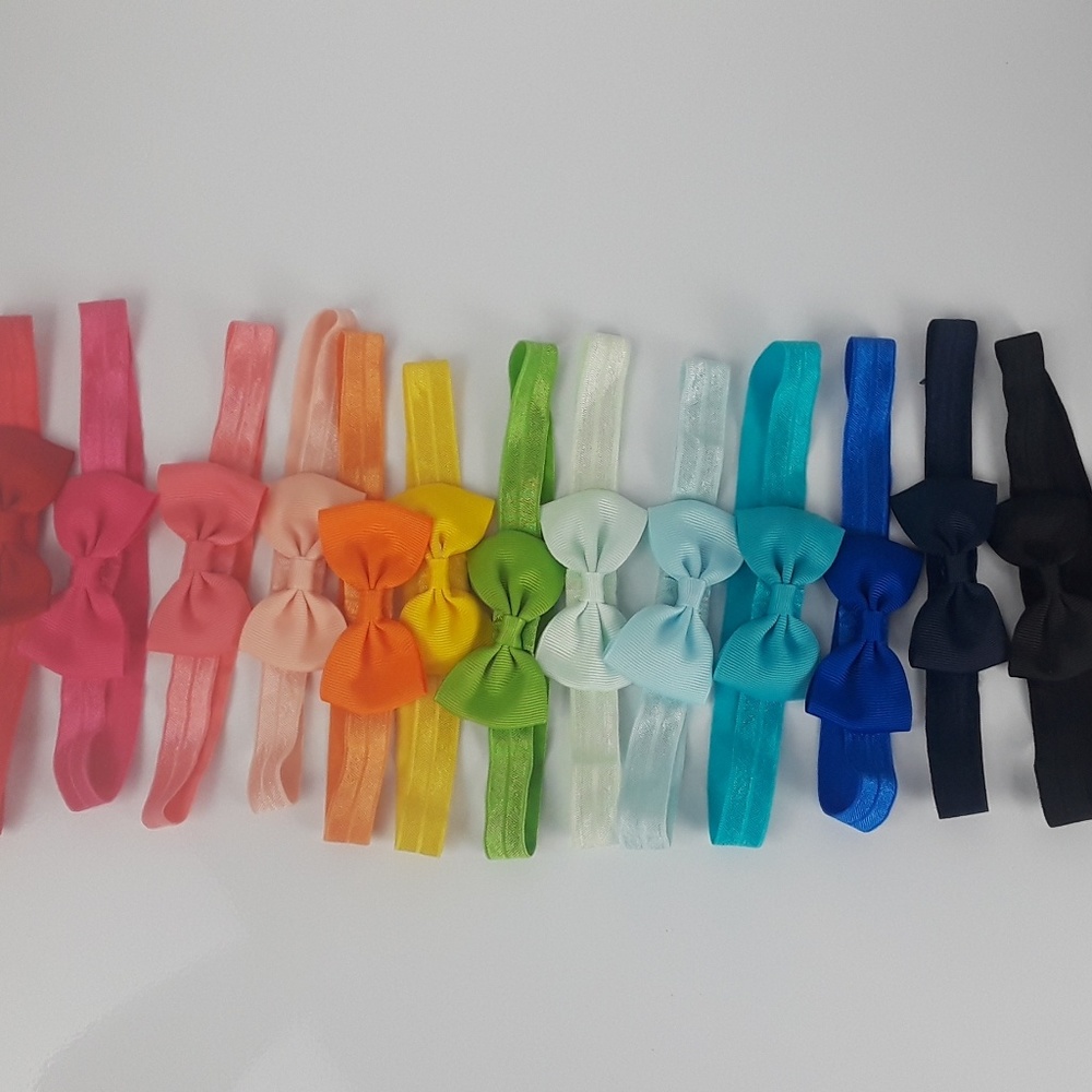 Infant Head Band Lot 17 Pieces